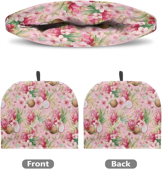 Hawaiian Large Tea Cozy for Teapot Coconut Print Extra Thick Tea Pot Cover Home Kitchen Decoration Insulated Teapot Cozy Dust Kitchen Accessories for Home Daily