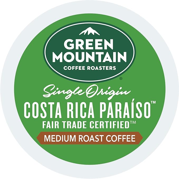 Green Mountain Coffee Roasters Costa Rica Paraiso Single-Serve K-Cup Pods, Medium Roast Coffee, 96 Count
