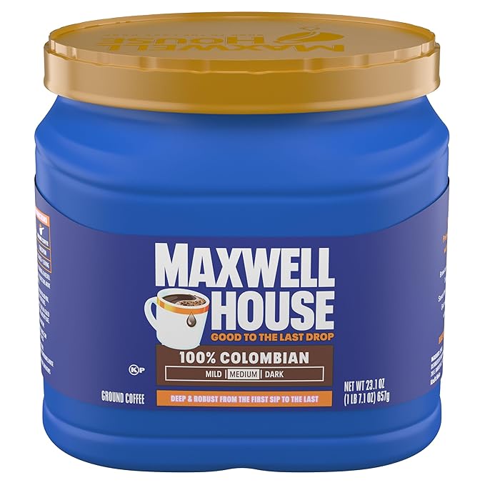 Maxwell House 23.1oz Ground Coffee Medium 100% Colombian Roast