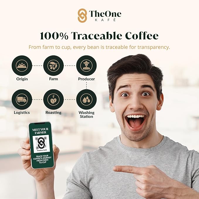 TheOne Kafé Guatemala Dark Roast Whole Bean Coffee ??Organic, Single Origin, Premium Specialty Coffee, Ethically Sourced, Smooth & Rich Flavor ??Fresh Roasted for Espresso, Drip, Pour Over ??12 oz