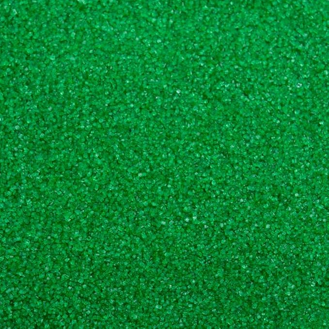 Cake Mate 33oz Green Sanding Sugar for Decorating ??Colored Sugar with Easy Pour Lid for Cakes, Cupcakes, Cookies, and More ??Perfect for Holiday & Party Decorations
