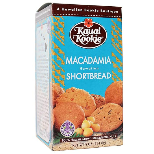 Macadamia Nut Shortbread Classic 4.5 oz by Kauai Kookie
