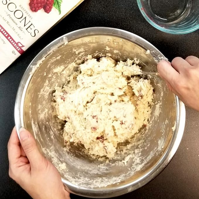 English Scone Mix, Tart Cherries by Sticky Fingers Bakeries ??Easy to Make English Scones Fresh Baked, Makes 12 Scones (2pk)