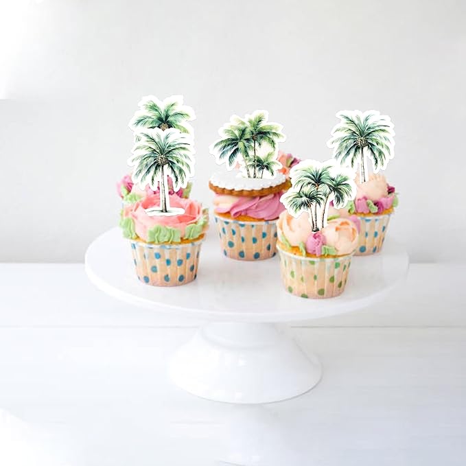 60 Pack Edible Surfboard Cupcake Toppers Wafer Paper Surfboard Cupcake Picks Holiday Beach Surf Cake Decorations for Summer Beach Theme Baby Shower Birthday Party Supplies