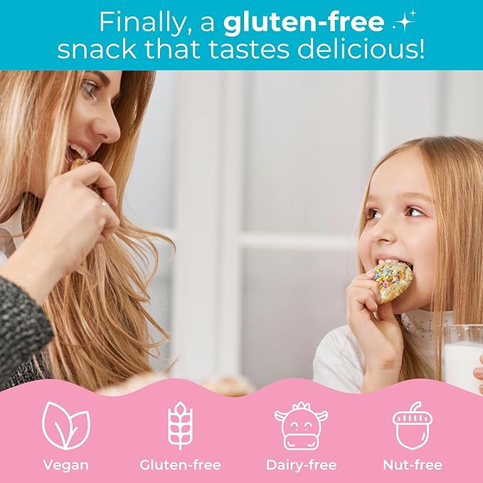KC Sunshine’s Gluten Free Cookies (Lemon, Pack of 6) – Gluten Free Snacks - Dairy Free, Nut Free, Vegan Friendly & Plant Based Cookies – Gluten Free Cookies Individually Wrapped