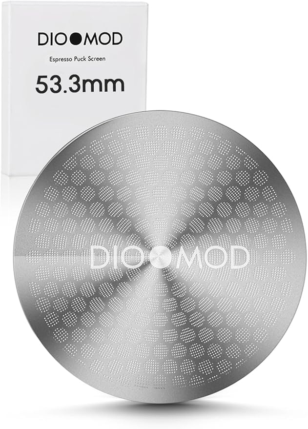 53.3mm Espresso Puck Screen, 0.9mm 150?œm Ultra Thin Coffee Espresso Filter Screen - Mesh Reusable Filter for Espresso Portafilter Filter Basket 54mm