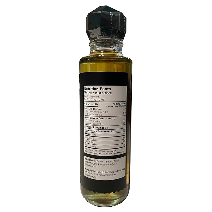 TRUFF Black Truffle Oil - Black Truffle Infused Olive Oil - Gourmet Dressing, Seasoning, Marinade, or Drizzle, Non-GMO, Gluten-Free, 5.6 fl.oz