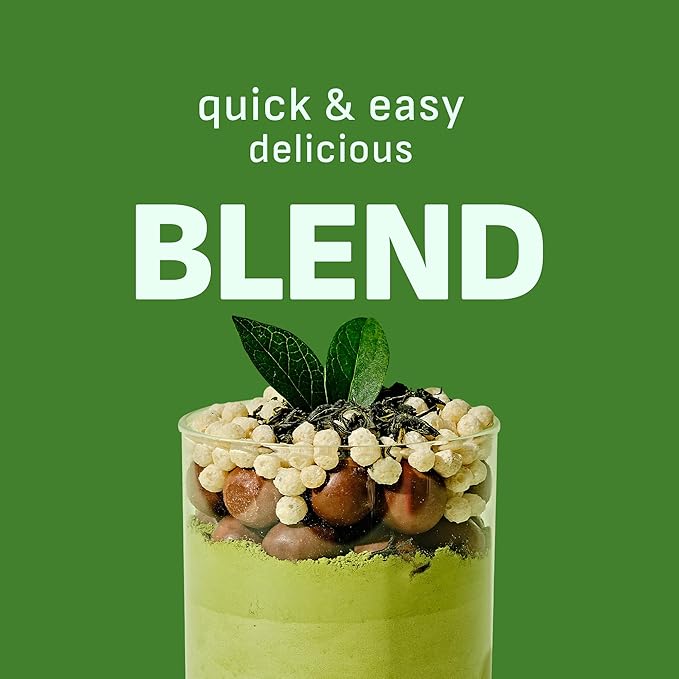 Green Tea Matcha Protein Shake, 21g Protein, Low Sugar, Keto-Friendly Meal Replacement Shake, 22.22oz, 14 Servings, With Crunchy Protein Balls