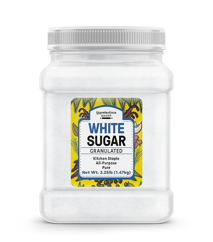 Unpretentious White Granulated Sugar, 52 Ounces, Baking & Cooking, Kitchen Staple, Pure Sugar