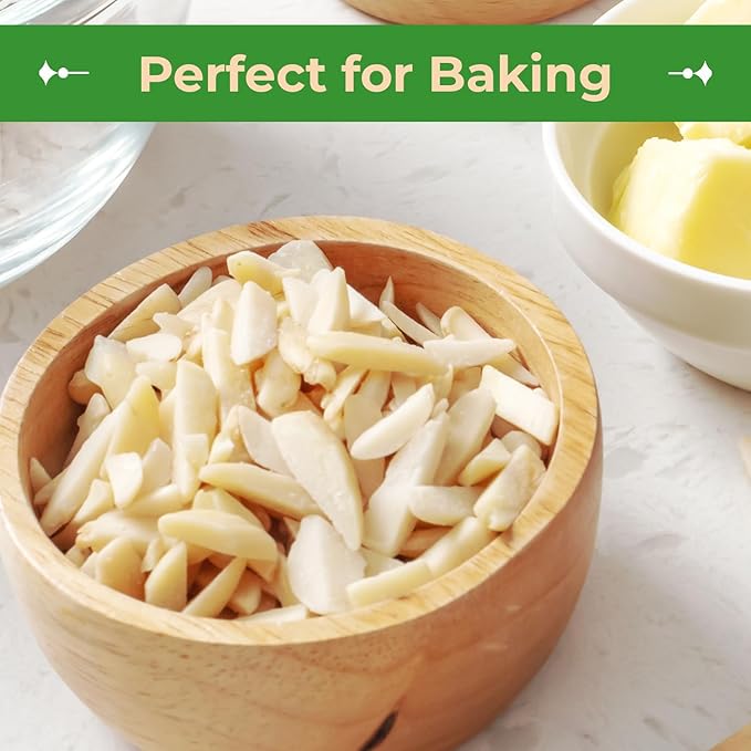 Sincerely Nuts ??Raw Blanched Slivered Almonds | 2 Lb. Bag | Delicious Guilt Free Snack | Low Calorie, Vegan, Gluten Free | Gourmet Kosher Food | Source of Fiber, Protein, Vitamins and Minerals