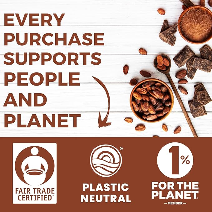 Cocoa Powder (5 lb) Dutch Processed Cocoa Powder, Unsweetened, Extra Rich Cocoa Flavor, 22-24% Fat, Premium Culinary Grade, Non-GMO Sourced, Fair Trade Certified, Perfect Cocoa for Baking and Cooking