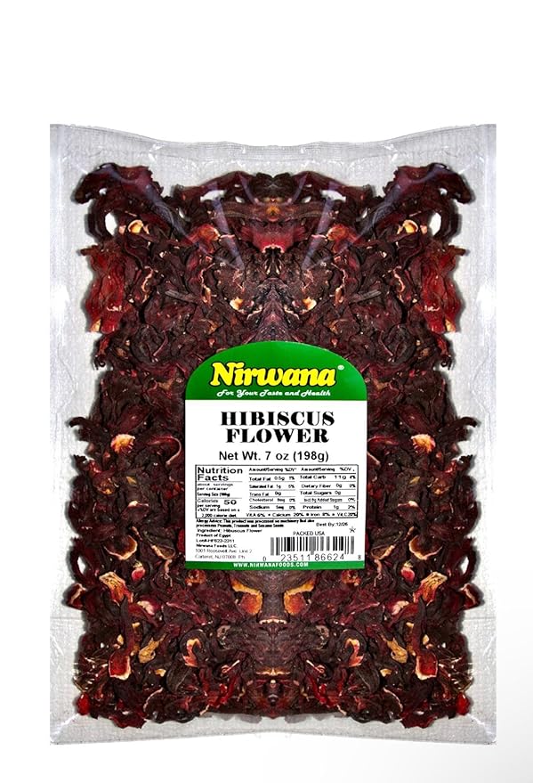 Premium Dried Hibiscus Flowers ??Whole Flower Petals for Herbal Infusions, Loose Leaf Blends, and Culinary Use ??Perfect with Dandelion Root, Raspberry Leaf, and More