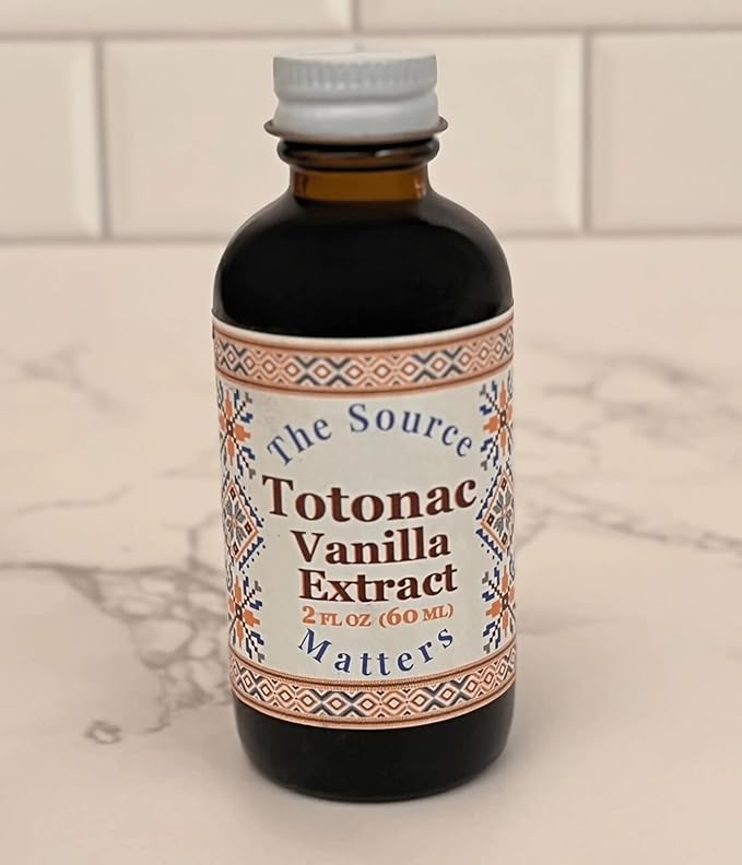 Totonac Mexican Vanilla Extract by The Source Matters | Premium Authentic, Pure Vanilla Extract Sourced from Veracruz, Mexico (2 oz)
