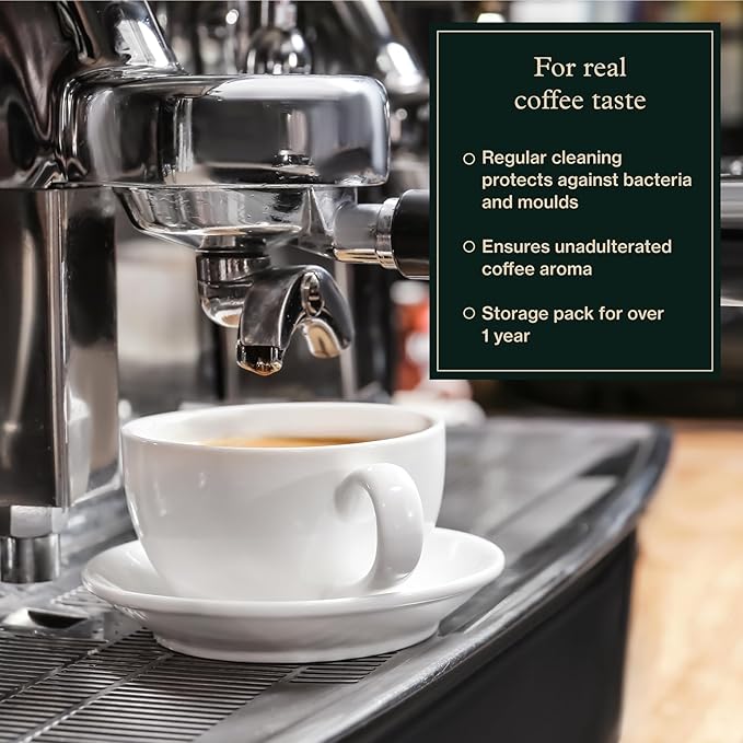 Cleaning tablets for fully automatic coffee machines - Highly effective tablets for all coffee machines e.g. Miele, Breville, Nespresso I environmentally friendly cleaner
