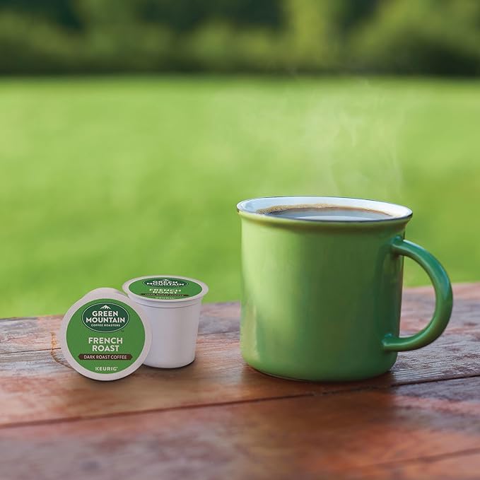 Green Mountain Coffee Roasters French Roast Keurig K-Cup Pods, Dark Roast Coffee, 72 Count
