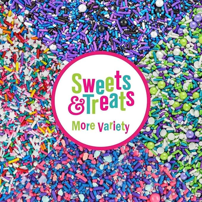 Pastel Sprinkles for Baking Cake and Cupcakes - Pastel Sprinkles Decorations in Vegan and Natural Sprinkles for Ice Cream Toppings - Cake Sprinkles in Pastel Jimmies Sprinkles for Donuts and Cookies