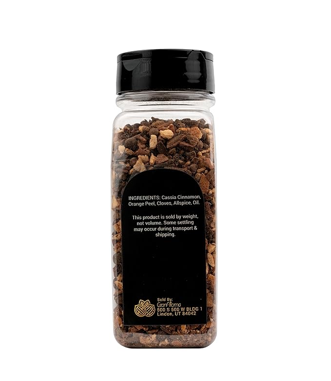 GranAroma Mulling Spice Blend, Sweet & Aromatic, Holiday Spice Blend, Potpourris & Teas (7 Ounce)