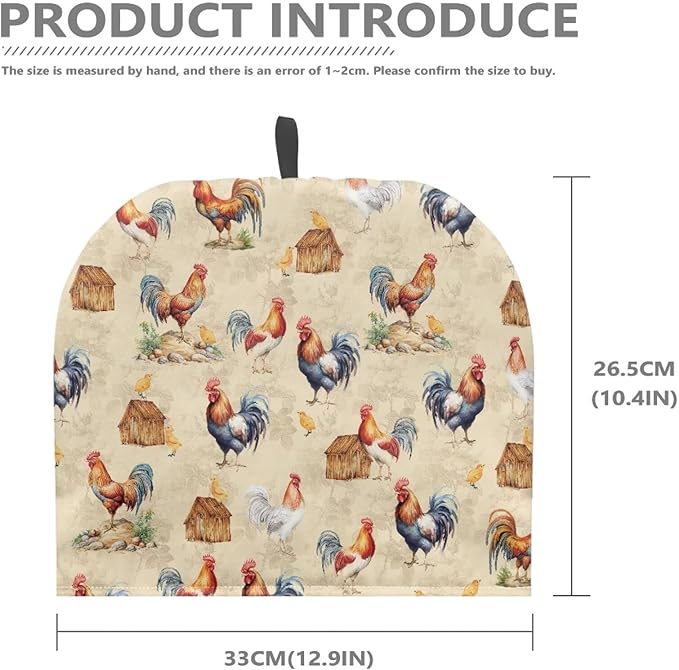 Rooster Tea Cozy Insulation Kitchen Accessory Tea Cozies Covers Kitchen Home Decorative Tea Pots Cozy for Keeping Warm