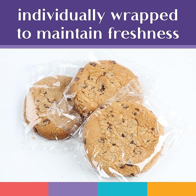Happy Birthday Cookies Tin Chocolate Chip Gift Basket Tin Individually Wrapped Food Gift for Men Women Gourmet Kosher