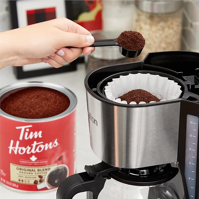 Tim Hortons Original Blend 100% Arabica Ground Coffee Can, 30 Ounces (Pack of 2)