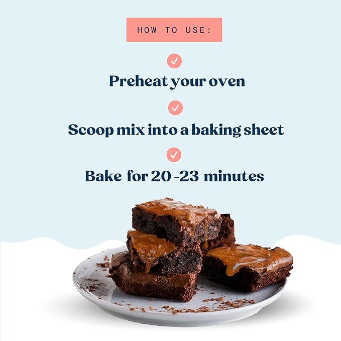 Lactation Cookies Mix - Chocolate Butterscotch Brownies Breastfeeding Cookie Supplement Support for Breast Milk Supply Increase - 24 ounces