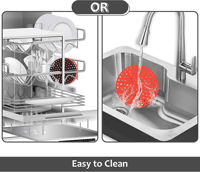 Silicone Air Fryer Liners, Reusable Air Fryer Silicone Liners 4 Pack, Easy Clean Air Fryer Accessories, Non Stick Dia 8" Airfryer Accessory Parchment Replacement Basket Liners Mixing Color