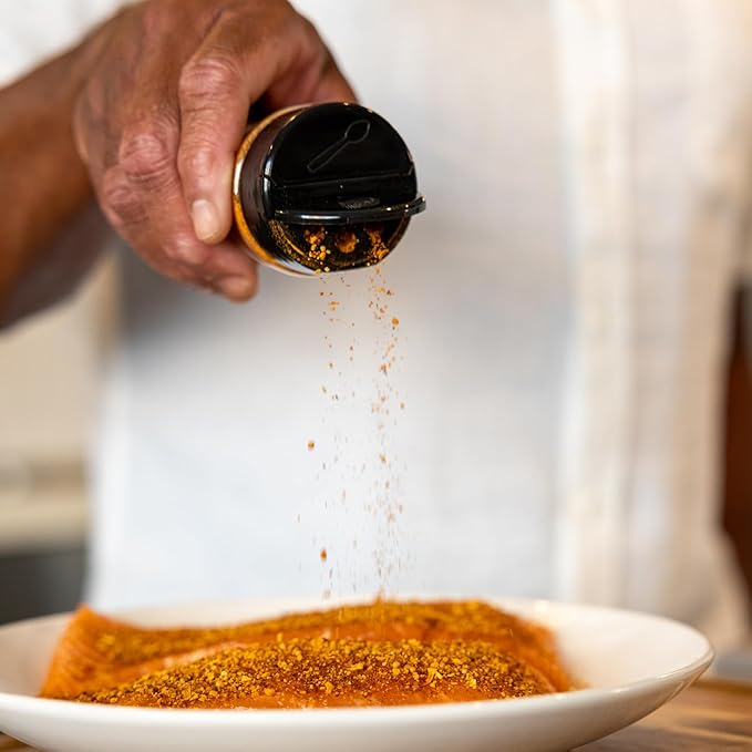 Brown Sugar Bourbon Seasoning - BBQ Rubs And spices For grilling - Gourmet Barbecue Seasoning With Bourbon And Brown Sugar - Perfect for Ribs, Chicken, Pork And Brisket- Spiced Up By Chef Calvin