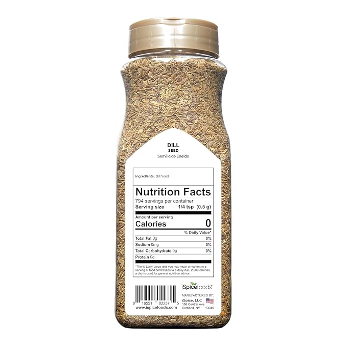 iSpice - FRAGRANT WHOLE DILL SEED 14 OZ (397g) (14 OZ)