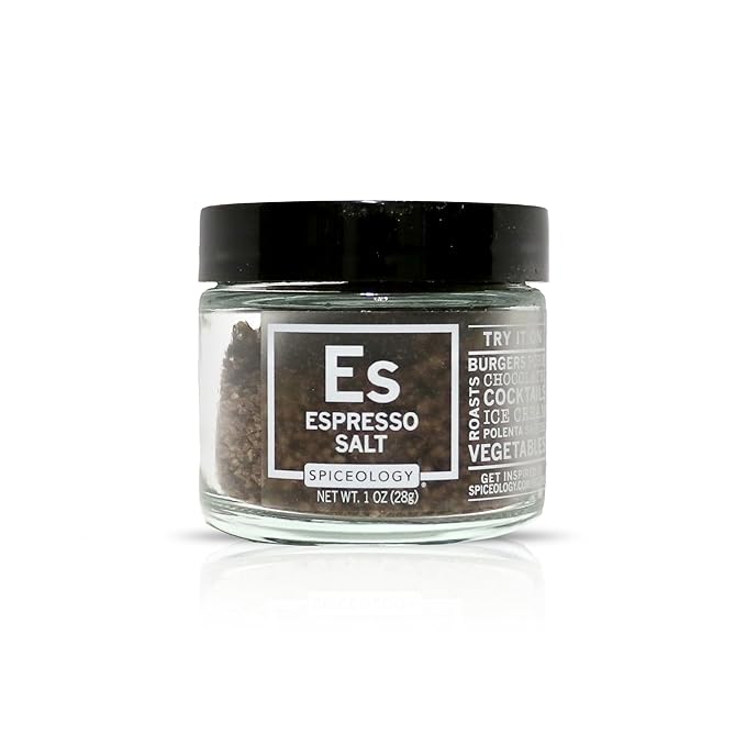 Spiceology - Gourmet Luxe Infused Salt Sampler Gift Set - Set of 6 - Flavors Include: Fleur de Sel, Espresso, Lime, Jalapeno, Black Truffle, Sriracha