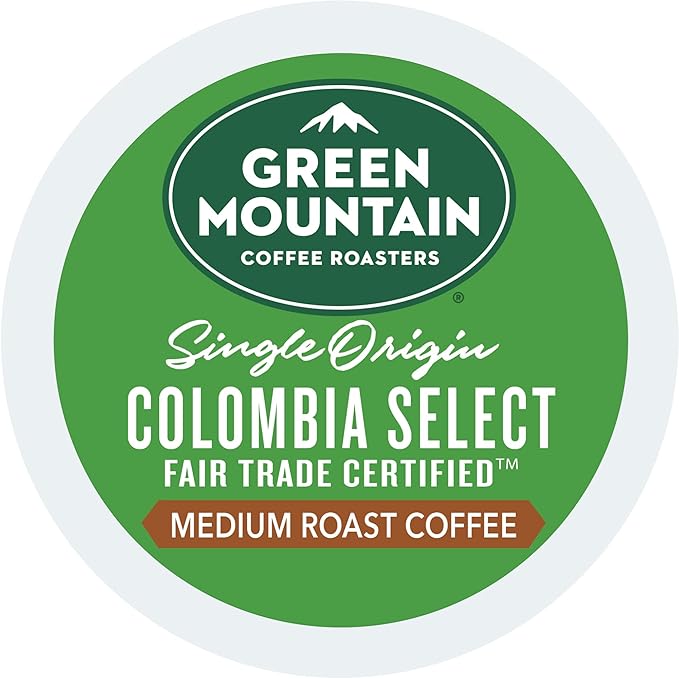 Green Mountain Coffee Roasters Colombia Select Coffee, Keurig Single-Serve K-Cup Pods, Medium Roast Coffee, 96 Count
