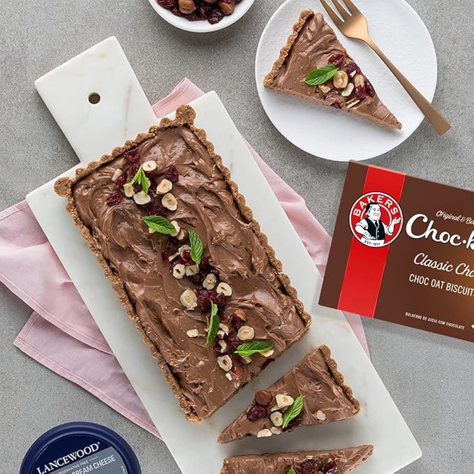 Baker's Choc-kits Crunchy Oat Biscuits/Cookie | Chocolate | Pack of 2 | 32-40 Cookies a Box | Kosher | Halal | Real Chocolate | Finest Ingredients | 32oz | Imported from South Africa|