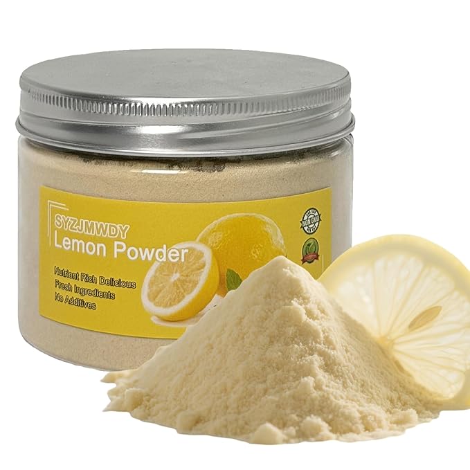 Pure Freeze-Dried Lemon Powder 3.5oz (100g) – 100% No Sugar, | Tart & Zesty for Drinks, Smoothies, Baking & Cooking, Filler-Free Citrus Powder