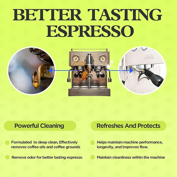 Espresso Machine Cleaning Tablets, Coffee Machine Cleaning Pods, Coffee Machine Cleaner for All Espresso Machine, 48 Pack