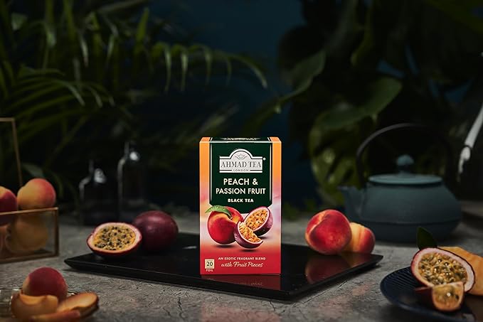Ahmad Tea of London Peach & Passion Fruit Tea Bags 20s Box