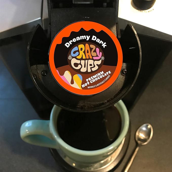 Crazy Cups Seasonal Premium Hot Chocolate Single Serve Cups for Keurig K Cup Brewers Variety Pack Sampler, 40 Count