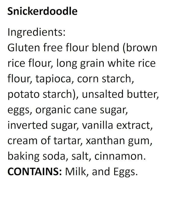 WOW Baking Company Gluten-Free Cookies, Snickerdoodle, 8 Ounce (Pack of 6)