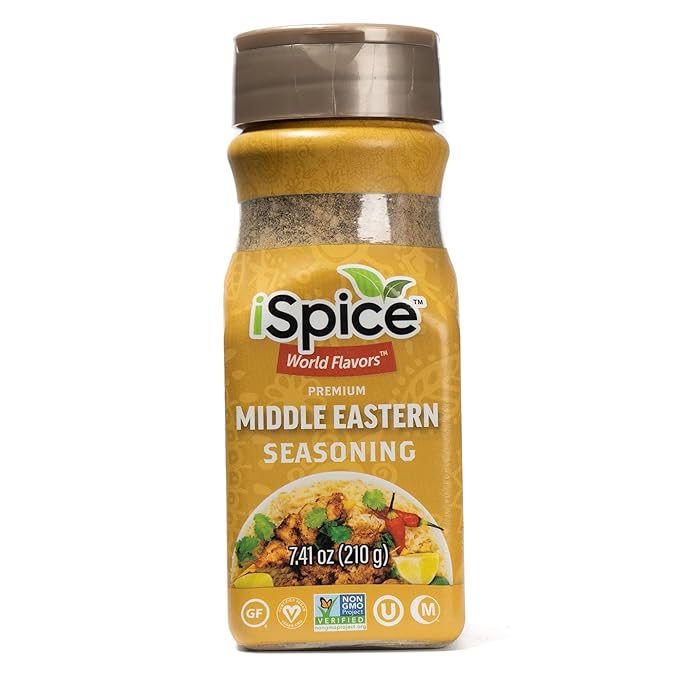 iSpice-Spices and Seasonings Sets Includes Middle Eastern Moroccan Harissa Ras El Hanout Asian, Mediterranean Zaatar Seasoning herbs, spices & seasonings Spice Gift sets 7 pack Middle Earth Fire