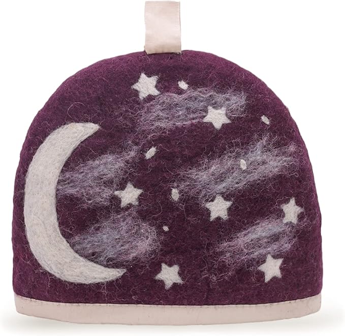 Glaciart One Wool Teapot Cozy Kettle Cover | Dome Shaped Large Tea Cosy, Kettle or French Press | Handmade & Needle Felted from Natural Wool | Warms Up to 2 Hours | Great as Gift