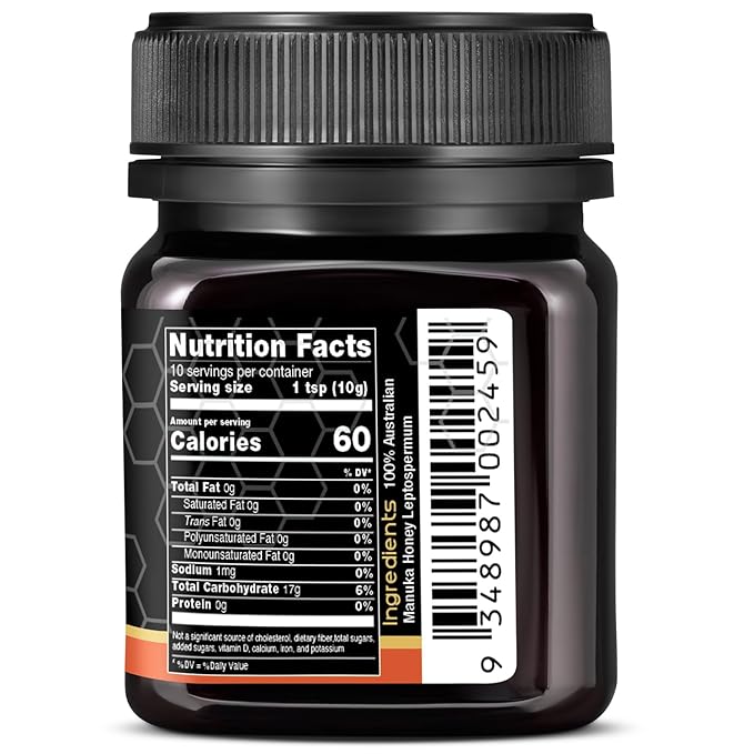 Nature’s Gold Raw Manuka Honey, Certified MGO 1000+ | Authentic MGO, Australian Honey, Non-GMO, 100% Pure Genuine Traceable from Hive to Home (Pack of 1)