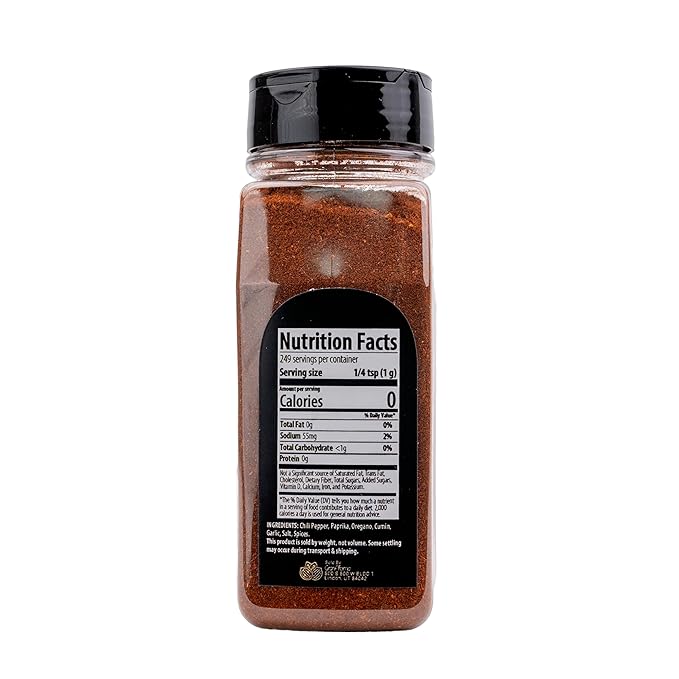 GranAroma Light Chili Powder, Chilis & Dry Rubs, Flavorful, Light Taste (8.8 Ounce)