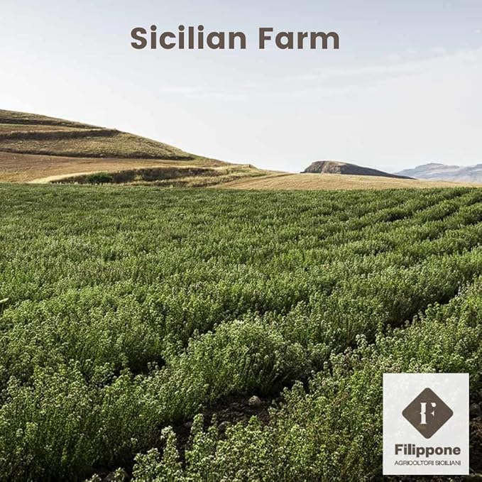 FILIPPONE - Organic Oregano Sprigs, 25 g (0.88 oz), Picked Fresh, Italian Dried Whole Oregano Stems, Freshly Grown in the Mountains of Sicily