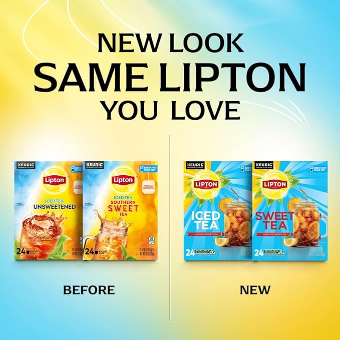 Lipton Iced Tea K-Cups, Southern Sweet Black Tea, 24 K-Cup Pods