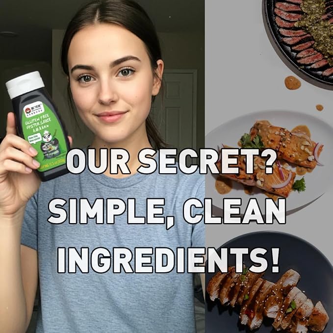 Sauce Grandmaster Double Delight Gluten-Free Sauces Bundle ??70% Oyster Extract Oyster Sauce + Sweet Hoisin Sauce ??No MSG, No Preservatives, Keto-Friendly: Ideal for Asian Cuisine, BBQ, and Healthy Cooking