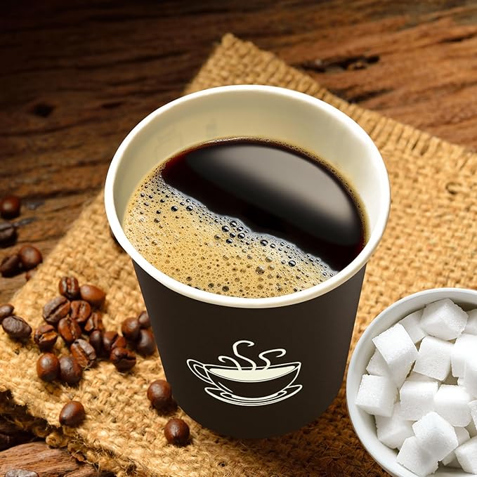 10 oz Paper Cups, 270 Count, Disposable Coffee Cups for Water, Juice or Tea, Perfect for Office Parties or Events