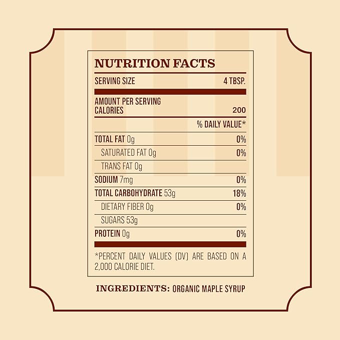 Frost Ridge Maple Farm, Organic Maple Syrup, Grade A, Quart (32 FL OZ), Medium Amber Rich