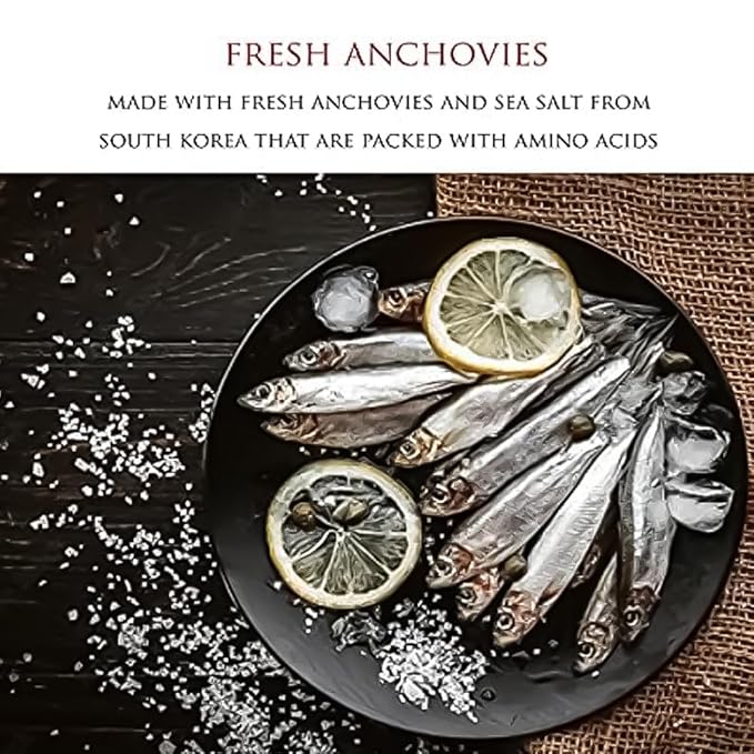 Wangshin Smoked Fish Sauce (5 fl oz/Aged 2 years) - Anchovy and Salt Fermented in a Korean Traditional Clay Pot