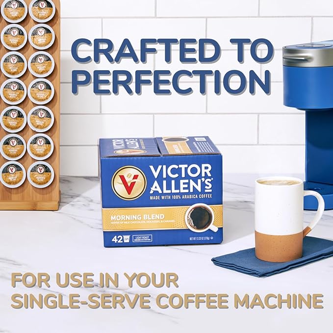 Victor Allen's Coffee Decaf Donut Shop, 12 Count, Medium Roast, Single Serve Coffee Pods for Keurig K-Cup Brewers (Pack of 2)