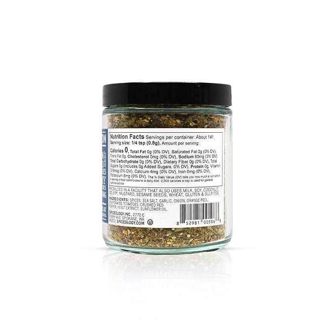 Spiceology – Greek Freak Mediterranean Seasoning – Greek Herbs & Spices for Chicken, Potatoes, Salad, Gyros, Pasta & Pizza – Fresh-Ground, Chef-Crafted Mediterranean Blend – 4 oz