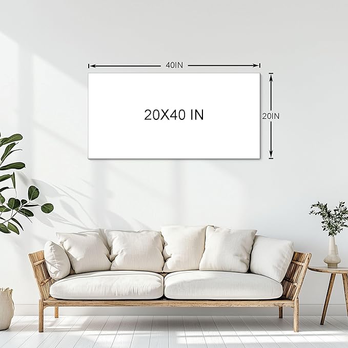 YDYSUNE Abstract Canvas Wall Art, Modern Wall Decor Painting, Brown Room Decorations, Orange Wall Art for Living Room, Bedroom, Office Artwork Wall Decor 20횞40IN