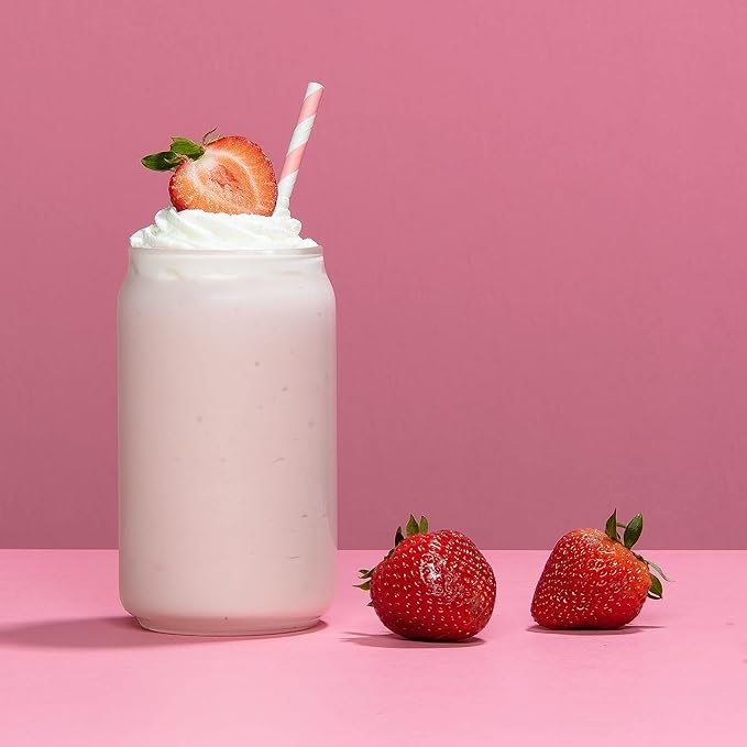 Keto Chow Strawberry | Keto Meal Replacement Shake Powder | Nutritionally Complete | Low Carb | Delicious Easy Meal Substitute | Protein Rich You Choose The Fat | Single Meal Sample